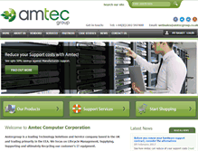 Tablet Screenshot of amtecgroup.co.uk
